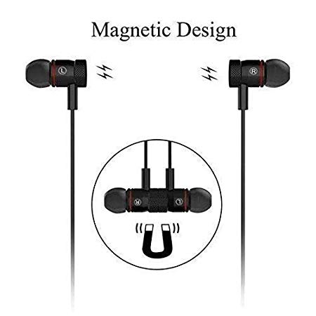Generic MSH03 Growth c Magnetic Wireless Bluetooth Waterproof Hands-free Earphone with Built-in Mic for Smartphones