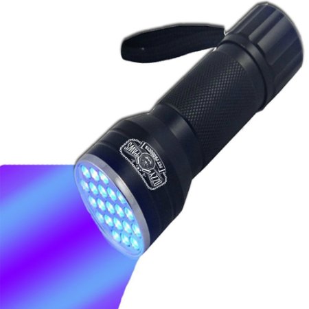 UV Flashlight-Brightest Black Light 21-LED Pet Urine Detector-Best at detecting stains from catsdogs-Perfect for scorpion hunting hotel inspection ID cards detect fridgefreon leaks