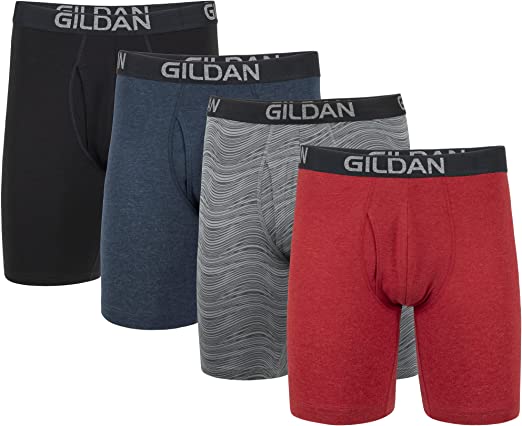 Gildan Men's Cotton Stretch Boxer Briefs, Multipack