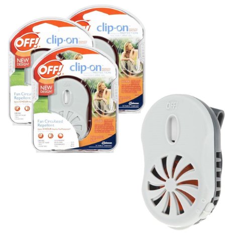OFF! MOSQUITO CLIP-ON FAN STARTER 3-Pack