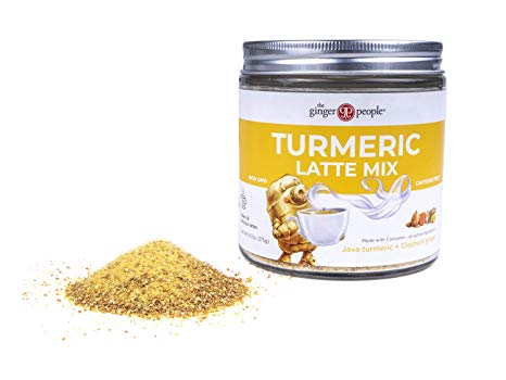 The Ginger People Turmeric Latte Mix, Golden Milk - delicious, 9.7 Ounce Tub