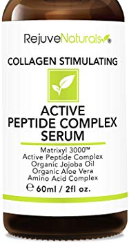 Peptide Complex Serum with Matrixyl 3000 (2 oz, Double-Sized) Minimizes Look of Fine Lines & Deep Wrinkles, Crow's Feet, Crepey Skin. Lightweight Anti Aging Moisturizer for Face & Neck