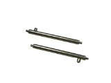 22mm x 18mm Quick Release Spring Bar with Cylindrical Push Button for Watch Band Set of Two