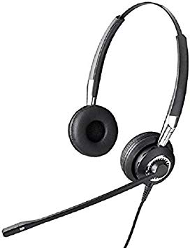 Jabra 2400 II QD Duo NC Wired Headset - Black