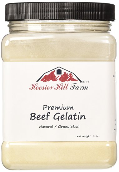 Hoosier Hill Farm Natural Beef Gelatin, 1 Pound