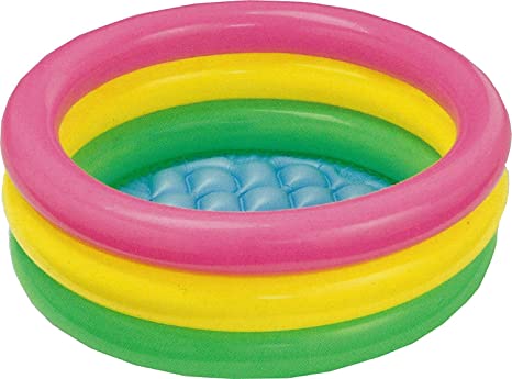 Intex SNEHA Colorful Baby Bathing Tub 2Feet (Multi-Color)