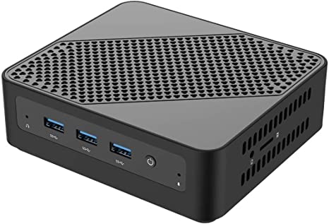 Mini PC Intel Core i5-5257U Windows 10 Pro Mini Computer, Upgradeable 8GB RAM 256GB SSD, HDMI/Mini DP/USB-C Triple Outputs, 2X Ethernet Port, Support Chromium & Linux OS, PXE Boot and WOL