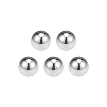 uxcell 16mm Bearing Balls 304 Stainless Steel G100 Precision Balls 5pcs