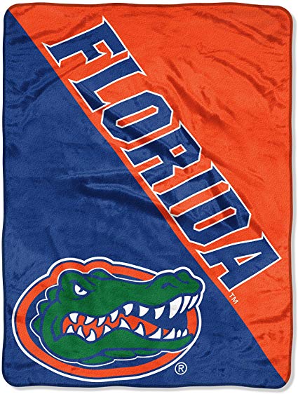 Officially Licensed NCAA "Halftone" Micro Raschel Throw Blanket, 46" x 60", Multi Color