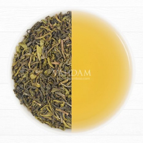 Organic Green Tea Leaves from the Himalayas (50 Cups) - Detox, Cleanse & Weight Loss Tea - POWERFUL NATURAL ANTI-OXIDANTS, 100% Pure Green Tea Sourced from High Elevation Plantations in Darjeeling, Loose Leaf Tea, Packed at Source in India, 3.53oz