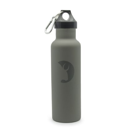 Tribe Provisions HydeTech Insulated Double Wall 20oz Stainless Steel Standard-Mouth Adventure Water Bottle