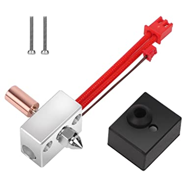 Creality Official Sprite Extruder Upgrade Heater Block Kit High Temperature Pro 300℃ Titanium Heatbreak Plated Copper Nozzle Compatible with Creality Ender 3 S1/Ender3 S1 Pro/CR10 Smart Pro