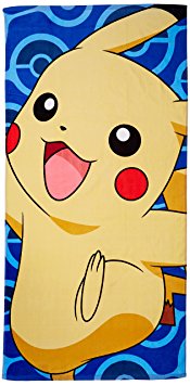 Pokemon Day Off Beach Towel by The Northwest Company, 28 by 58"