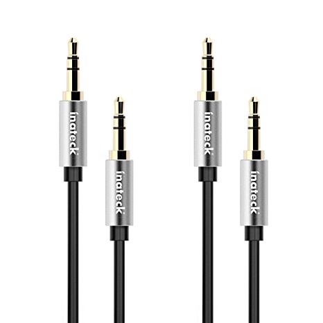 Inateck 3.5mm Audio Cable Aux Cable 4ft Male to Male for Headphones, iPods, iPhones, iPads, Home / Car Stereos and More (Black)