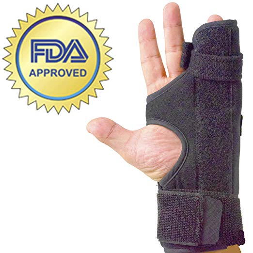 Boxer Splint (Left)- Medium Metacarpal Splint for Boxer’s Fracture, 4th or 5th Finger Break, All Sizes Available, Left or Right, by American Heritage Industries …