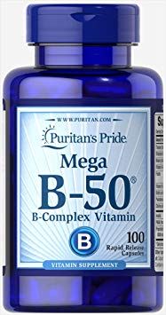 Puritan's Pride Vitamin B-50 Complex-100 Capsules