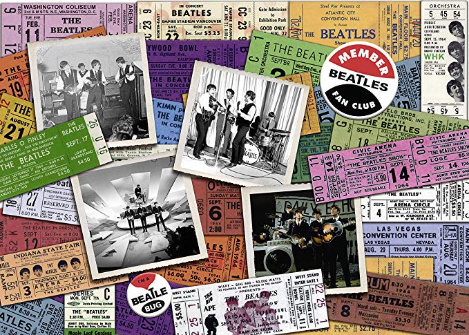 Ravensburger The Beatles Tickets 1000 Piece Jigsaw Puzzle for Adults – Every Piece is Unique, Softclick Technology Means Pieces Fit Together Perfectly