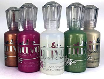 Nuvo Crystal Drops - Seasonal Set - Rubarb Crumble, Bottle Green, Copper Penny, Pale Gold & Morning Dew