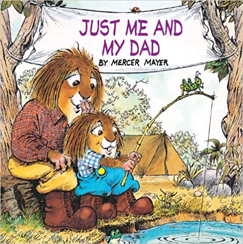 Just Me And My Dad (Turtleback School & Library Binding Edition) (Golden Look-Look Books)