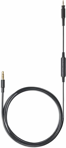 Shure RMCH1-UNI Communication Cable with Microphone and 3-Button Control, Locking Bayonet Connector - Compatible with SRH440, SRH440A, SRH840, SRH840A, SRH750DJ and SRH940 Headphones