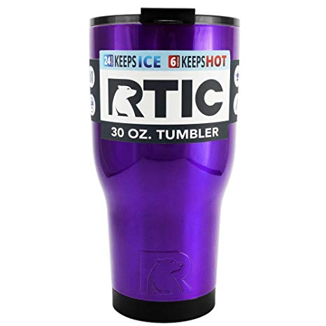 RTIC Purple Translcuent 30 oz Stainless Steel Tumbler Cup