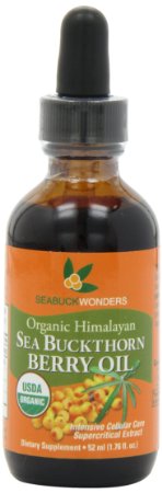 Sea Buckthorn Berry Oil - 100% Certified Organic, 1.76-Ounces Bottle
