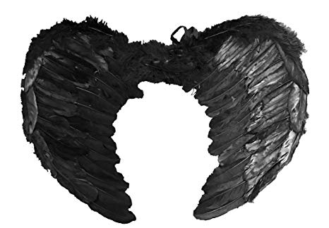 Kids Fairy Angel Folding Feather Wings Adult Fancy Dress Party Accessory Outfit