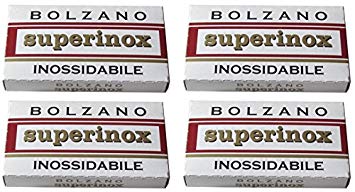 20 Bolzano Superinox Inossidabile Double Edge Razor Blades
