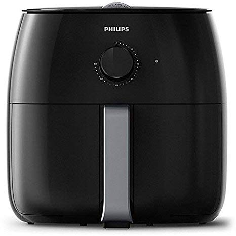 Philips Viva Collection XXL Twin TurboStar Airfryer Black/Silver - HD9630/96