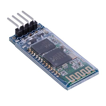 HiLetgo HC-06 RS232 4 Pin Wireless Bluetooth Serial RF Transceiver Support Module Slave and Master Mode For Arduino