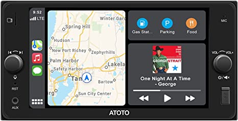 ATOTO F7 SE in-Dash Video Receiver-for Selected Toyota Models-F7TYC7SE CarPlay&Android Auto Receiver, Fast Phone Charge,Bluetooth,MirrorLink,USB/SD Playback (Read up to 2TB Storage)(7inch WUDH07D)