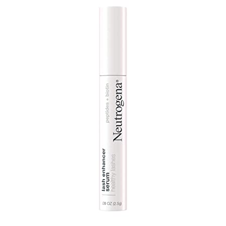 Neutrogena Healthy Lashes Lash Enhancer Serum Formulated with Biotin & Peptides; Nourishing & Conditioning Serum to Enhance the Look of Lashes, 0.08 oz