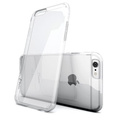 iPhone 6s Plus Case Enther Ultimate Cushion Slim Scratch  Dust Proof Hybrid Transparent Clear Case with Shock Absorb Trim Bumper - Authentic Retail Packaging - for iPhone 6 6s Plus