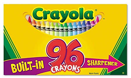 Crayola Crayons with Built-in Sharpener, 96 Count (Pack of 2) 192 Crayons Total