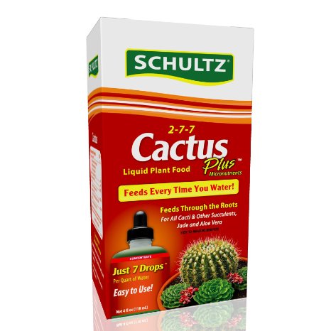 Schultz Cactus Plus Liquid Plant Food 2-7-7, 4 oz