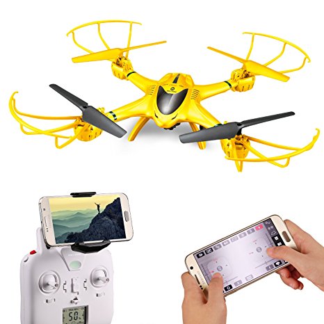 Holy Stone X401H-V2 RC Drone with Camera Live Video Wifi FPV Quadcopter with Altitude Hold, Headless Mode Function and APP Control RTF Helicopter for Beginner and Expert, Compatible with 3D VR Headset