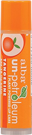 UN-PETROLEUM Natural Lip Balm SPF18 Tangerine .15 oz stick