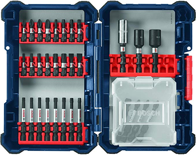 Bosch SDMS32 32 pc. Impact Tough Screwdriving Custom Case System Set