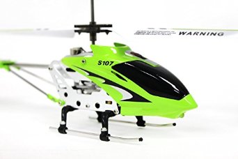 Syma S107 3-Channel RC Helicopter - Green