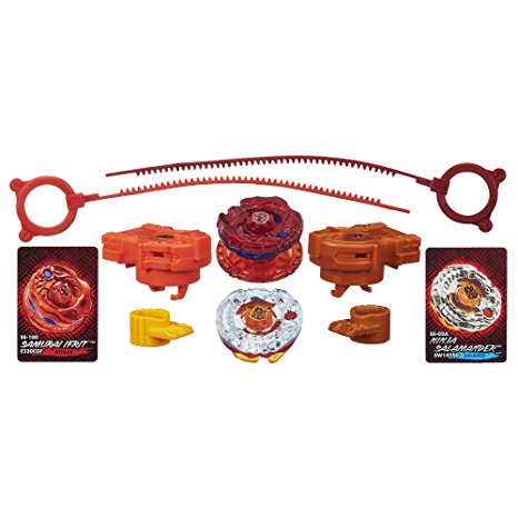 Beyblade Ifrit Salamander Fire Synchrome Tops (2-Pack)