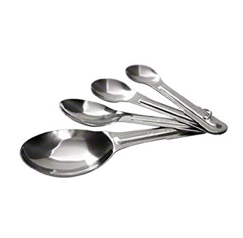 Tablecraft (721) Set of 4 Stainless Steel Measuring Spoons