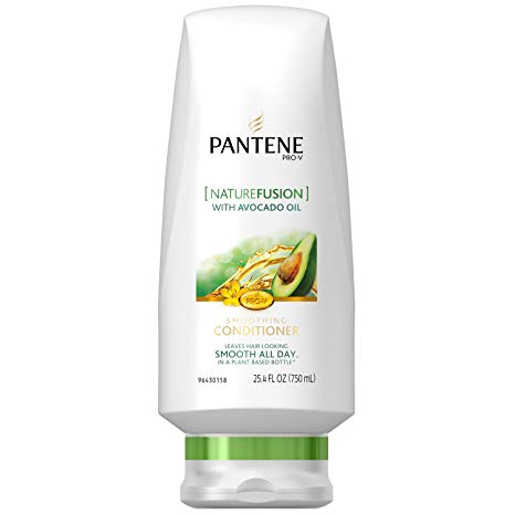 Pantene Pro-V Nature Fusion Smoothing Conditioner with Avocado Oil 25.40 oz (Pack of 3)