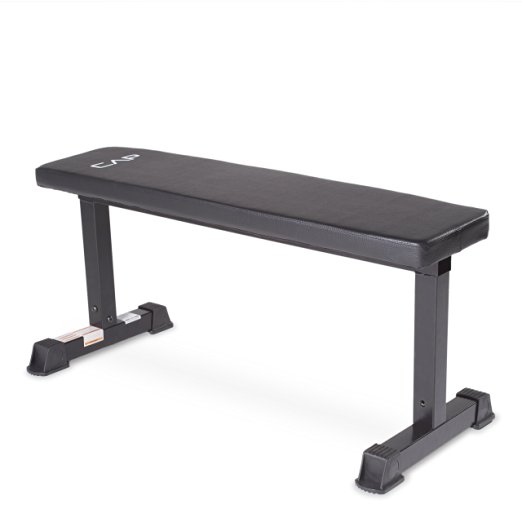 CAP Barbell Flat Weight Bench, Black