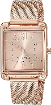 Nine West Women's Mesh Bracelet Watch, Quartz Movement