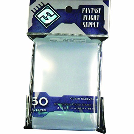 Clear Sleeves: Standard Card Game Pack (50 Sleeves)