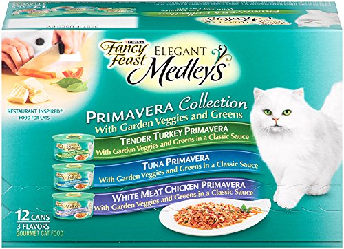 Purina Fancy Feast Medleys Primavera Collection Gourmet Wet Cat Food Variety Pack- 12-3 oz. Cans