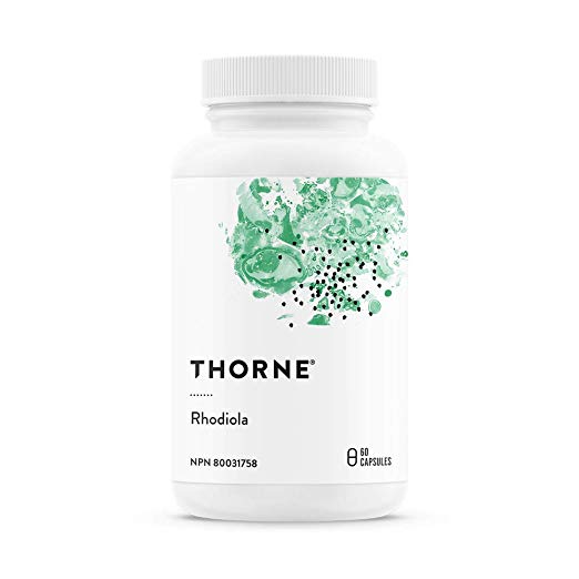 Thorne Research - Rhodiola - Botanical Supplement for Stress Relief - Enhances Mood, Sleep, and Mental Focus - 60 Capsules