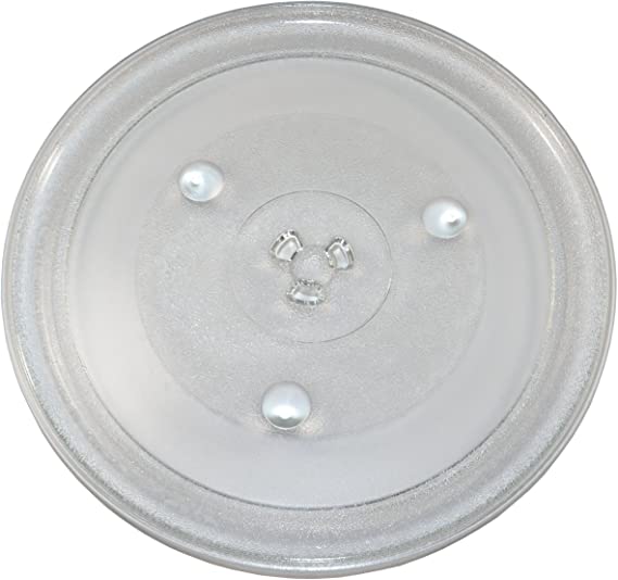 HQRP 12-3/8 inch Glass Turntable Tray compatible with Hamilton Beach P100N30 P100N30AL P100N30ALS3B HBP100N30ALS3 GA1000AP30P3 EM031MZC-X1 Microwave Oven Cooking Plate 315mm