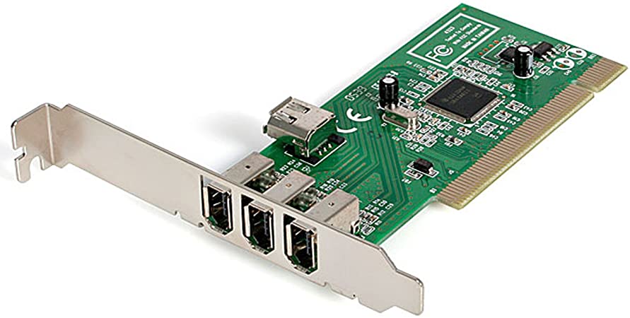 StarTech.com PCI1394MP 4-Port PCI 1394a FireWire Adapter Card, 3 External/1 Internal