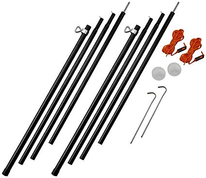 Vango Adjustable Steel King 180cm-220cm Pole Set